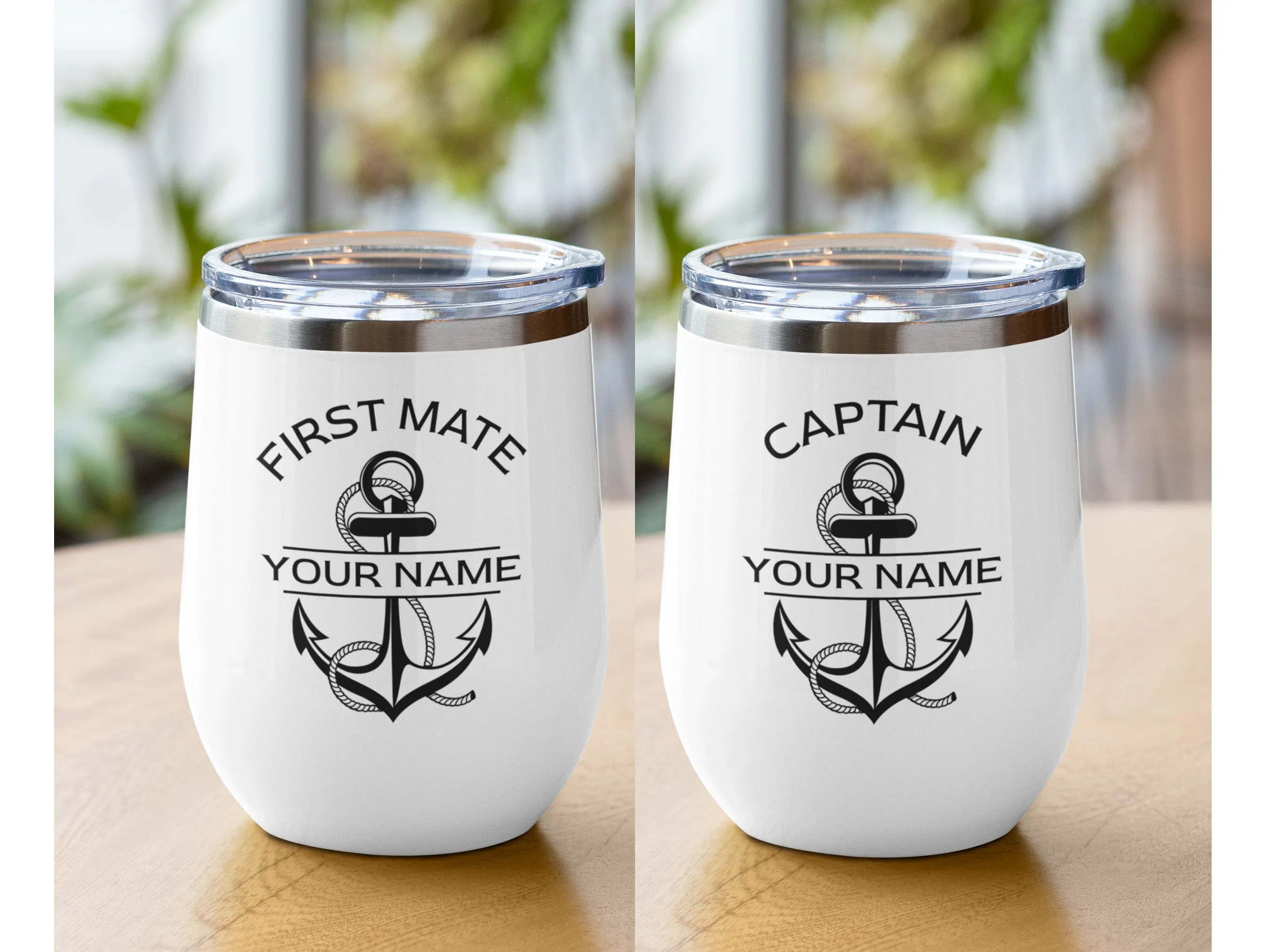 Nautical Wine Tumbler | Upwind Design