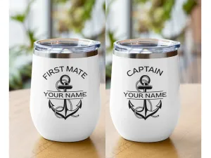 Nautical Wine Tumbler | Upwind Design