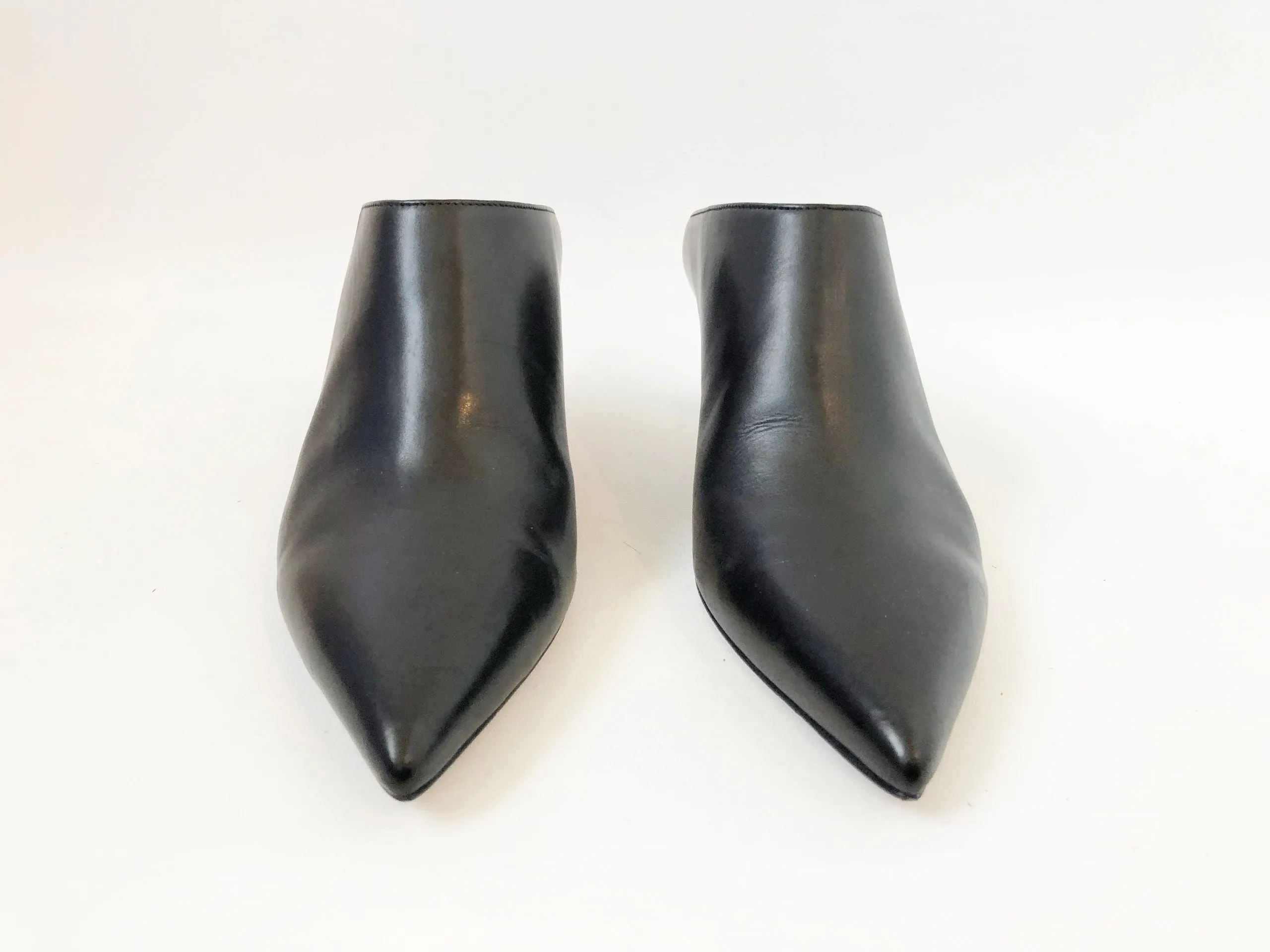 NEW Stuart Weitzman Black Mira Mule Size 10.5