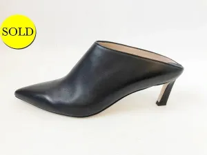 NEW Stuart Weitzman Black Mira Mule Size 10.5