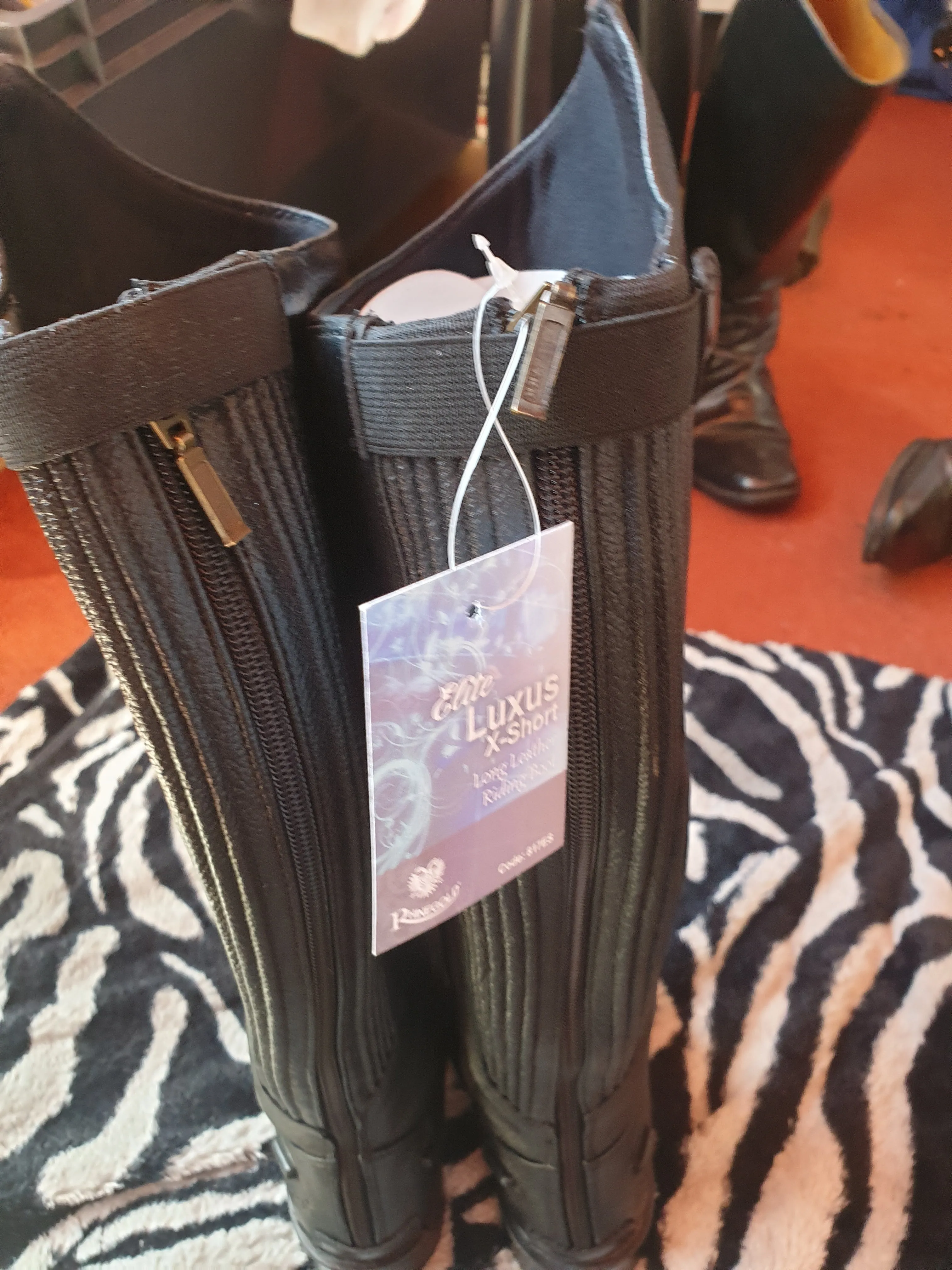 NEW WITH TAGS  black Rhinegold elite luxus long riding boot FREE POST ✅