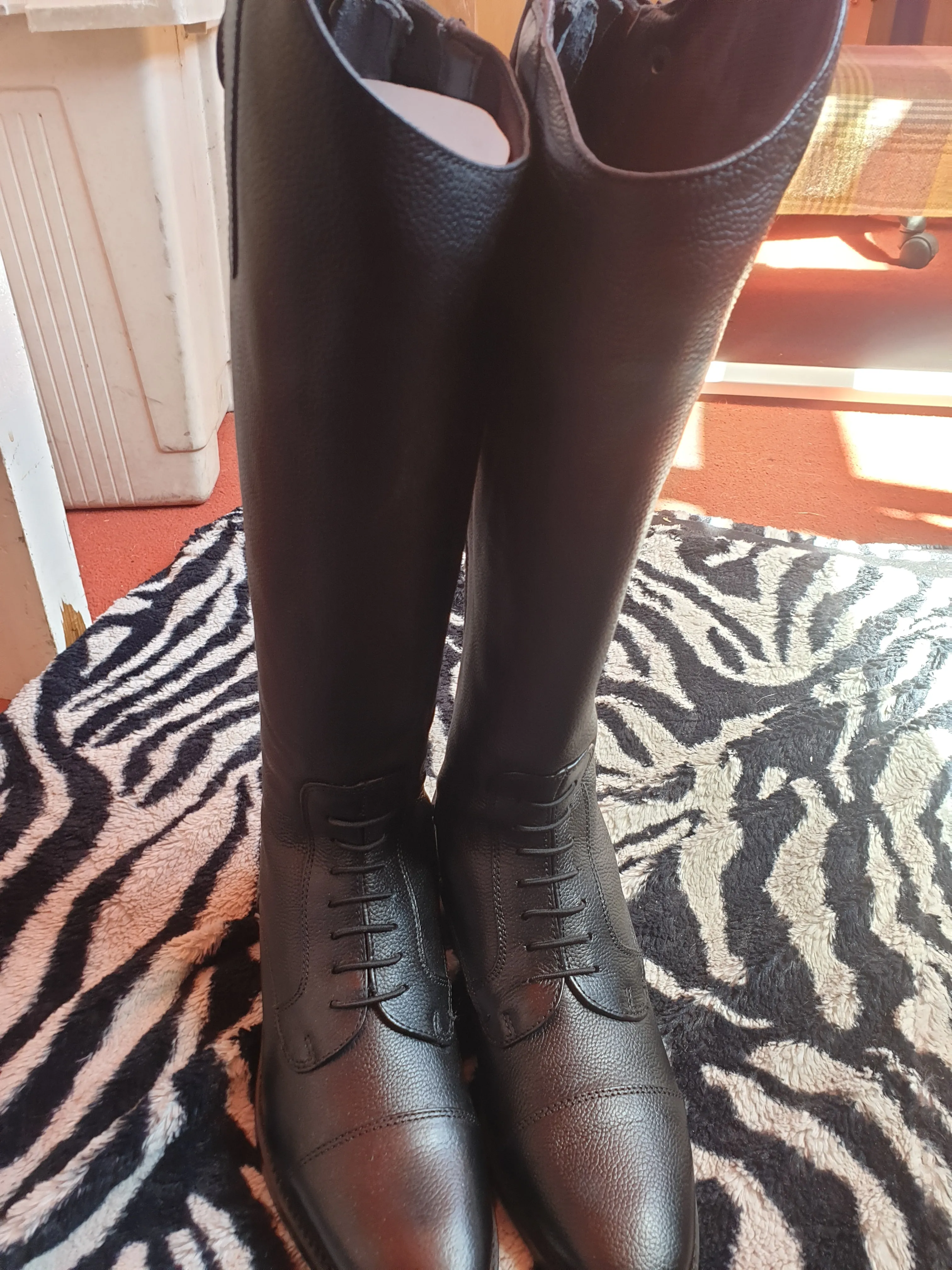 NEW WITH TAGS  black Rhinegold elite luxus long riding boot FREE POST ✅