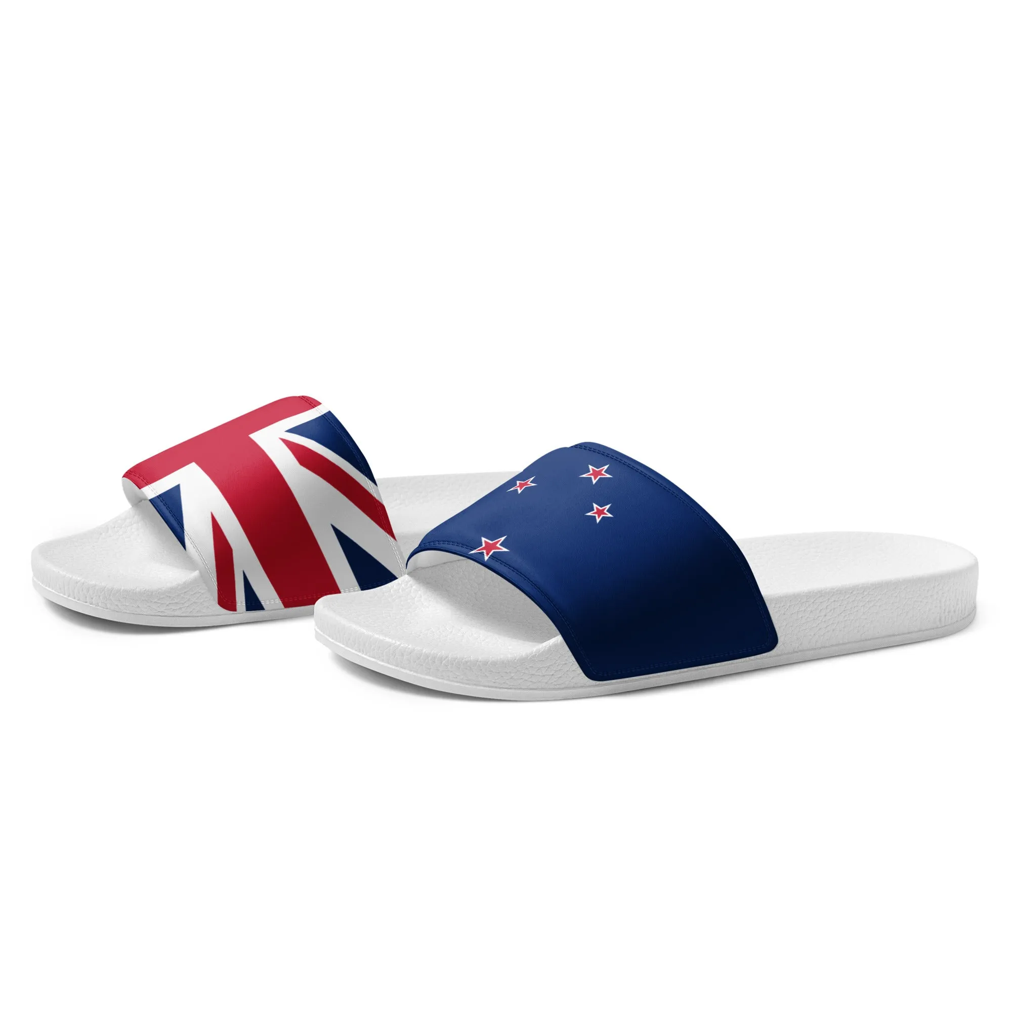 New Zealand Flag - Sustainably Made Women's slides