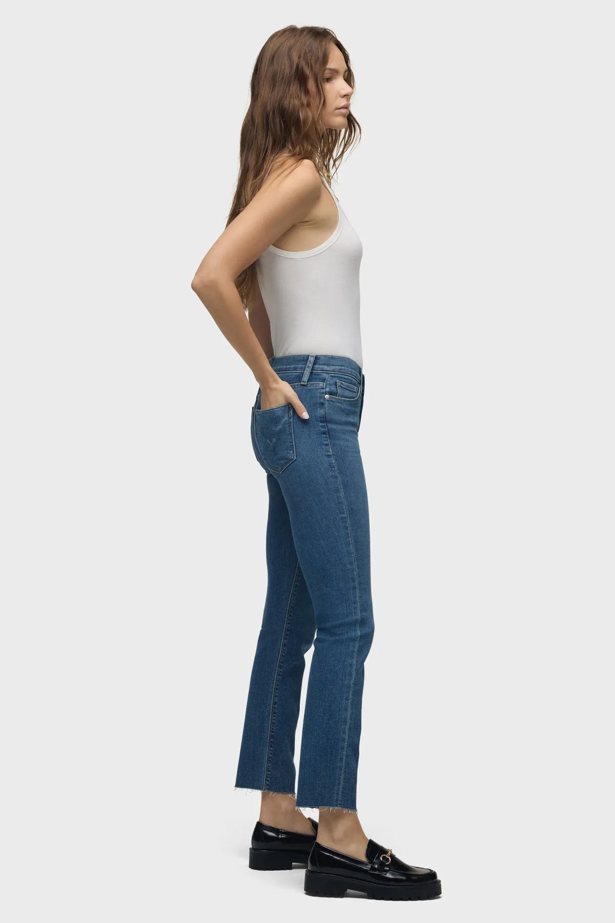 Nico Mid-Rise Straight Ankle Jean