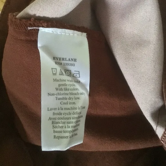 NWOT Everlane Utility Barrel Pant in Rosewood Size 16