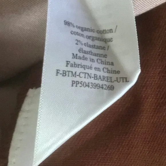 NWOT Everlane Utility Barrel Pant in Rosewood Size 16