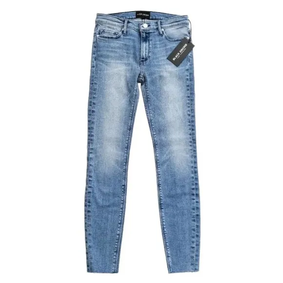NWT Black Orchid Noah Ankle Fray Distressed Jeans