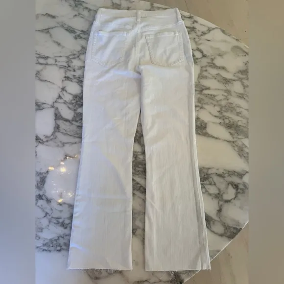 NWT J. CREW 9&quot; Demi-boot Crop Jean in White Wash Size 25