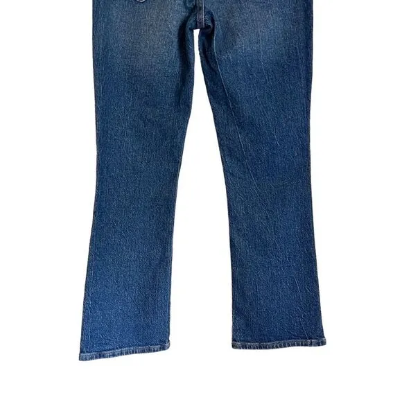 NWT J. Crew 9&quot; Demi Boot Cut Crop Palmyra Hash Denim Jean BP487 Retails $128