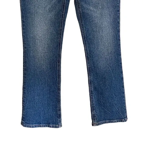 NWT J. Crew 9&quot; Demi Boot Cut Crop Palmyra Hash Denim Jean BP487 Retails $128