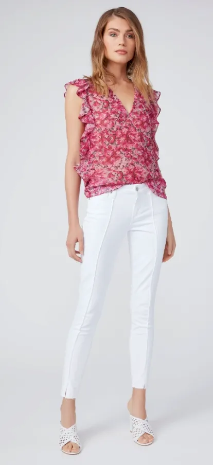 Paige - Verdugo Ankle Crop Denim Jeans - Crisp White