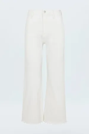 Penny Crop High Rise Wide Leg Crop Blizzard