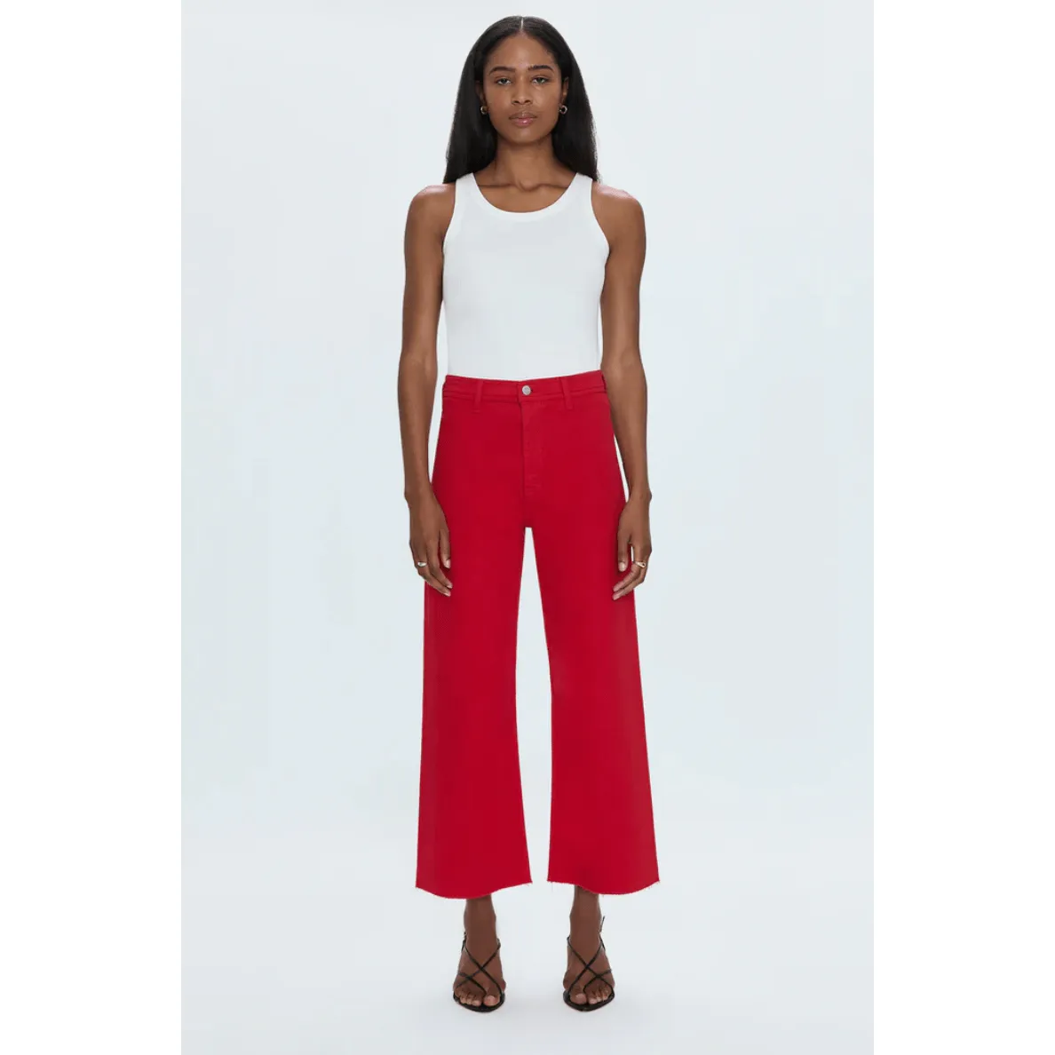 Penny Crop High Rise Wide Leg