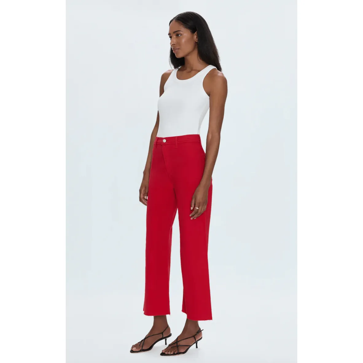 Penny Crop High Rise Wide Leg