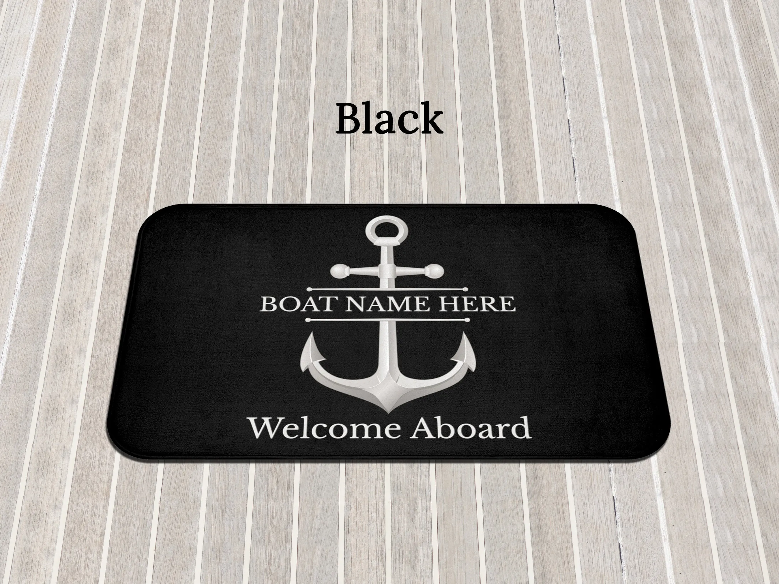 Personalized Boat Mat | Upwind Design