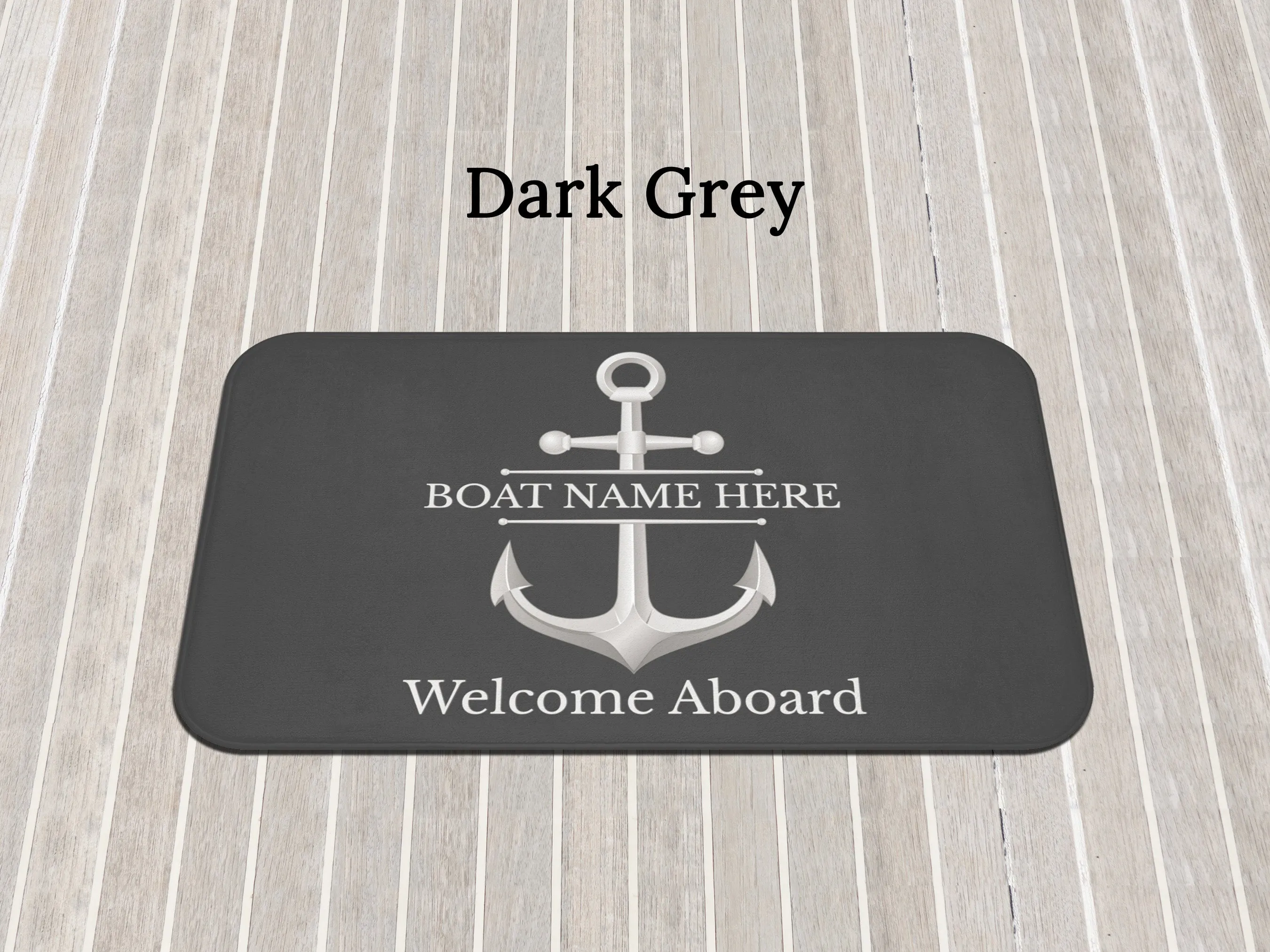 Personalized Boat Mat | Upwind Design