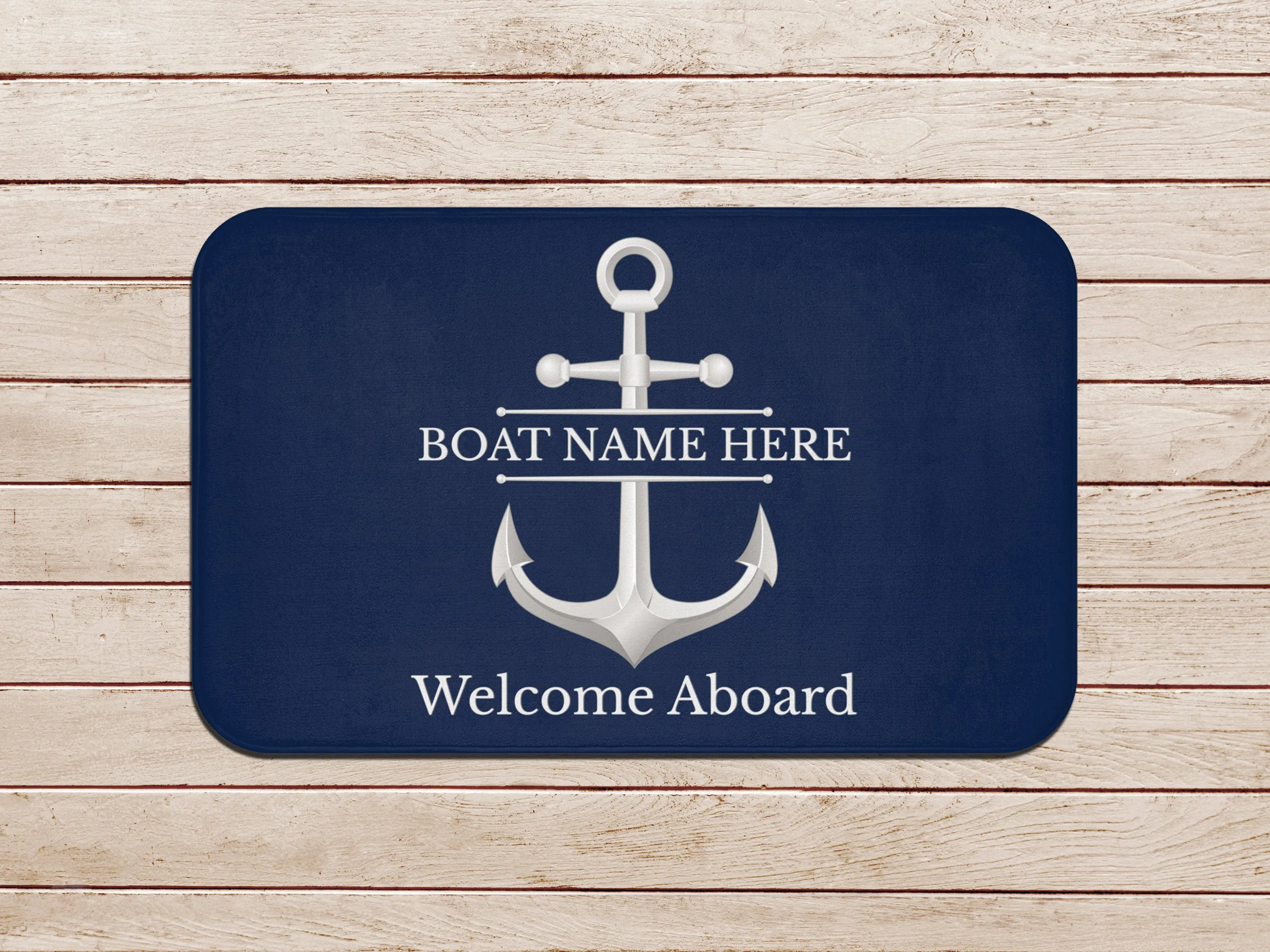 Personalized Boat Mat | Upwind Design