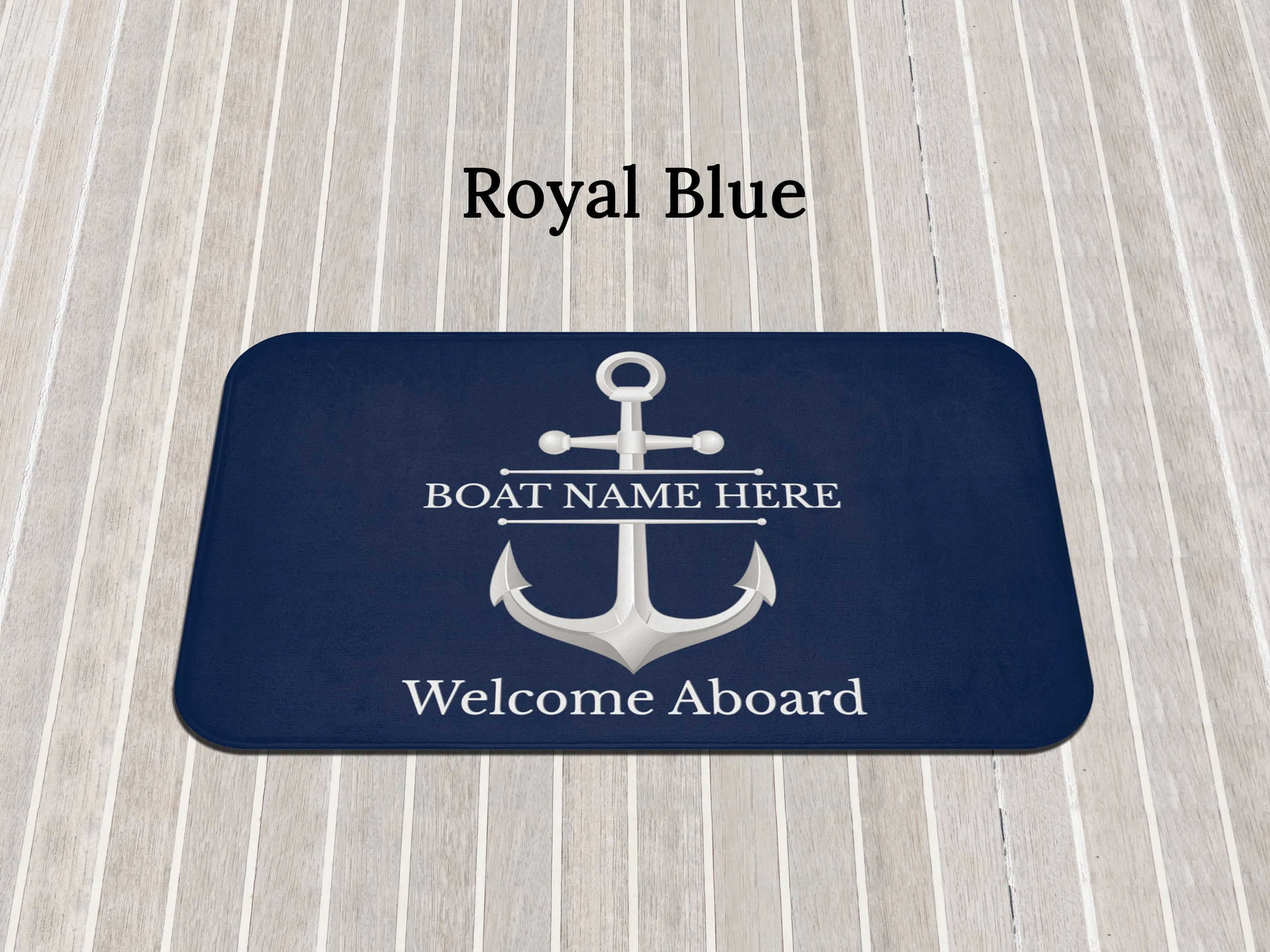 Personalized Boat Mat | Upwind Design