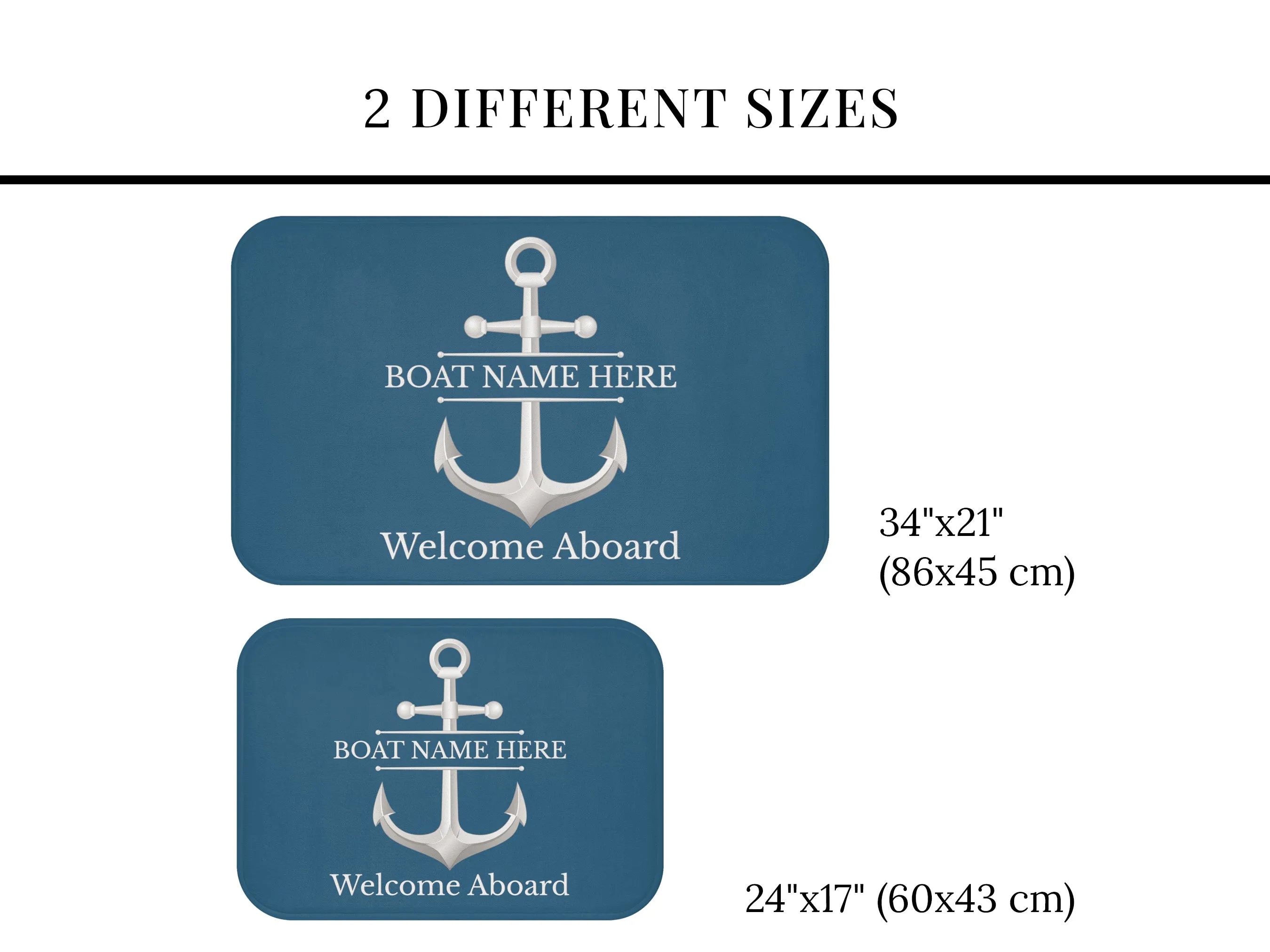 Personalized Boat Mat | Upwind Design