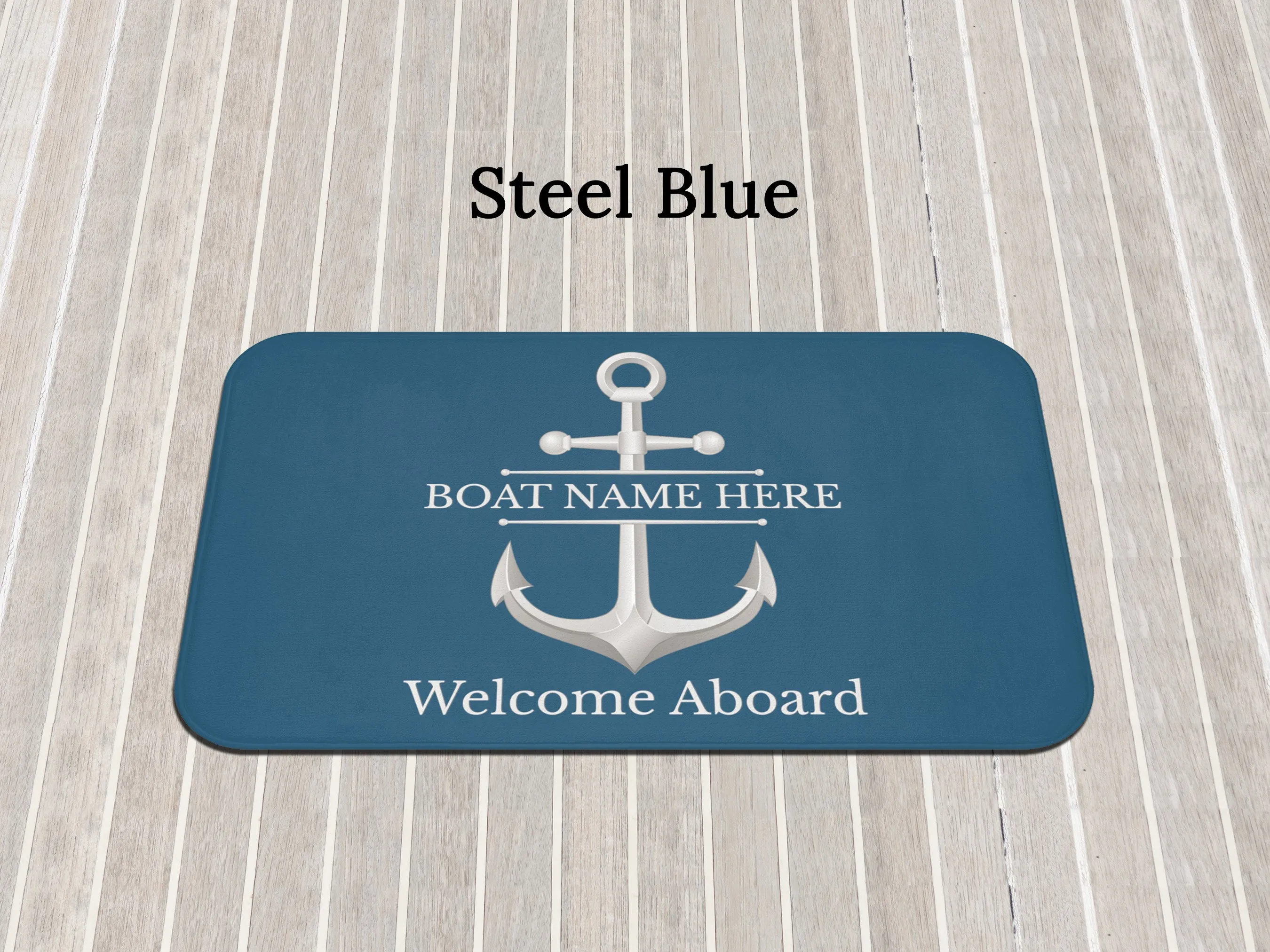 Personalized Boat Mat | Upwind Design
