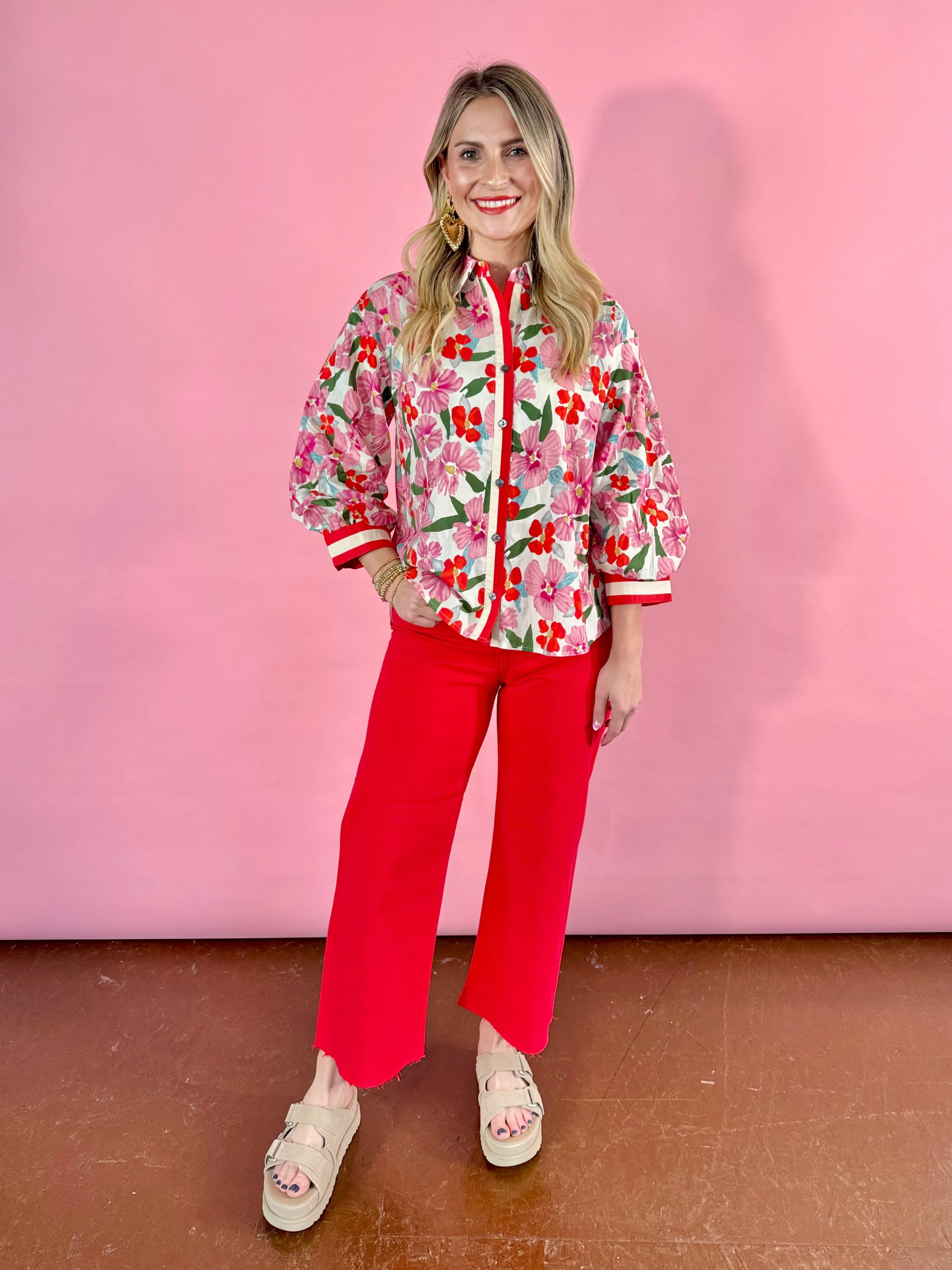 PISTOLA Penny Crop Wide Leg