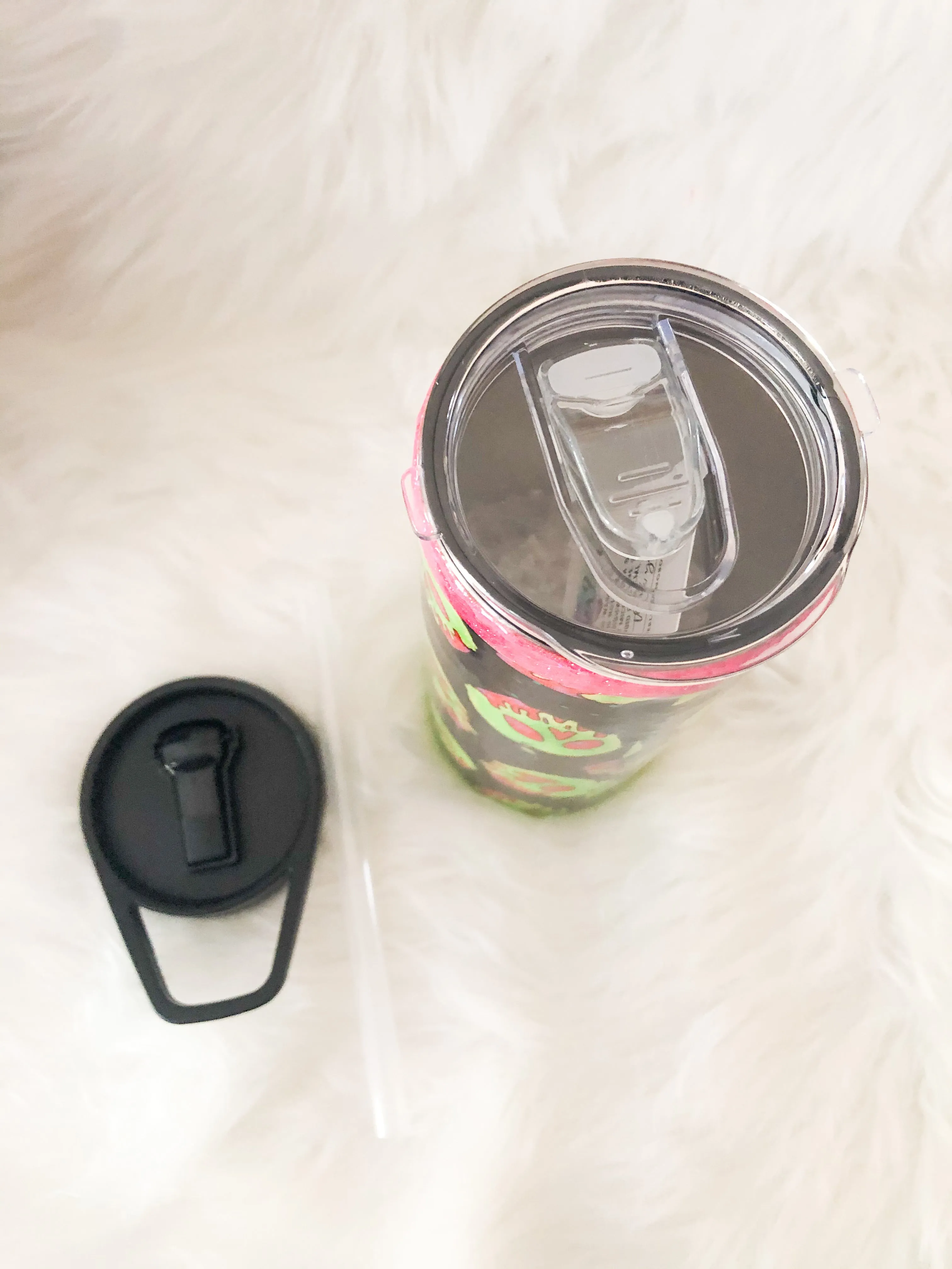 Poison Apple Fabric Tumbler - 24 oz Skinny or 30 oz Fatty