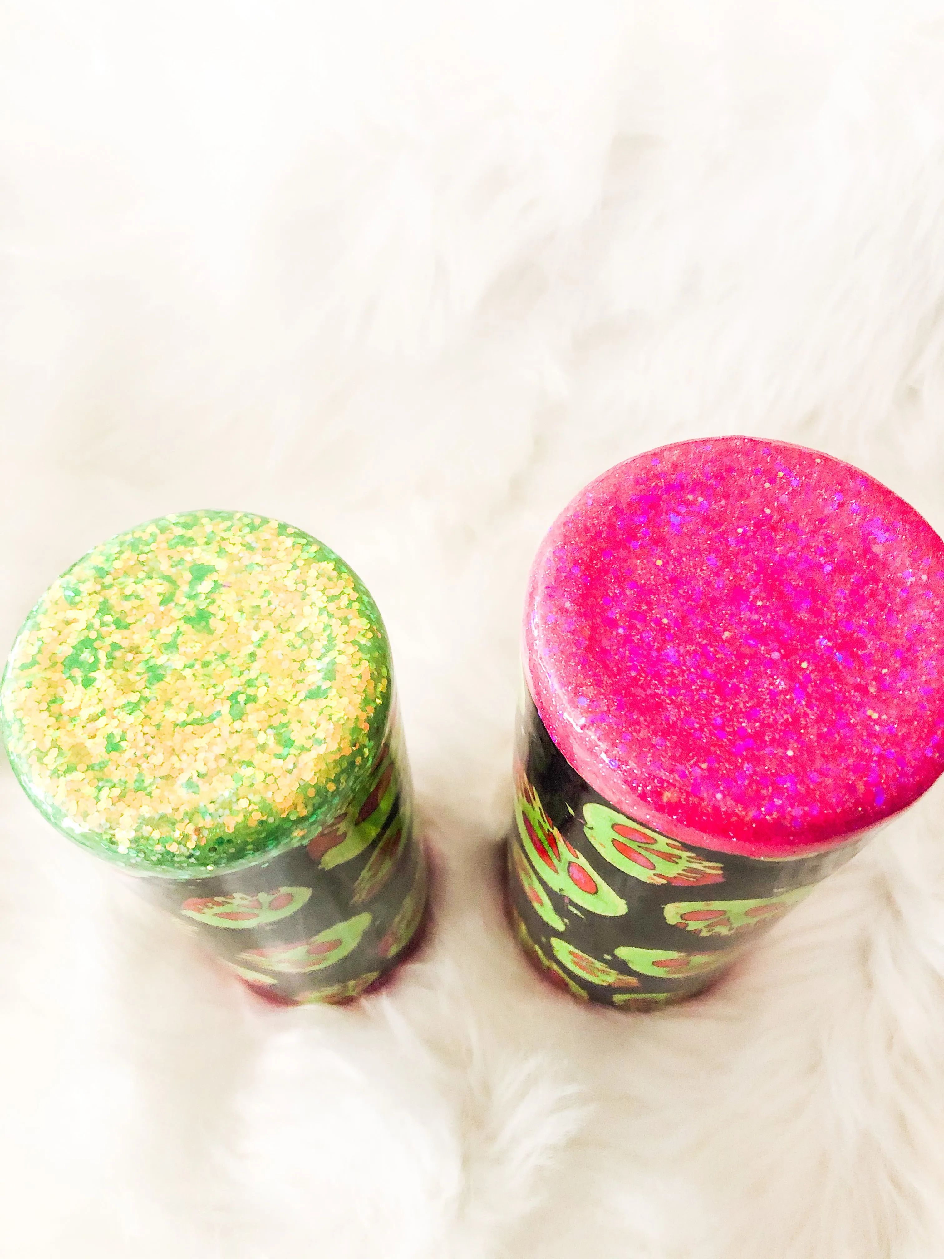 Poison Apple Fabric Tumbler - 24 oz Skinny or 30 oz Fatty