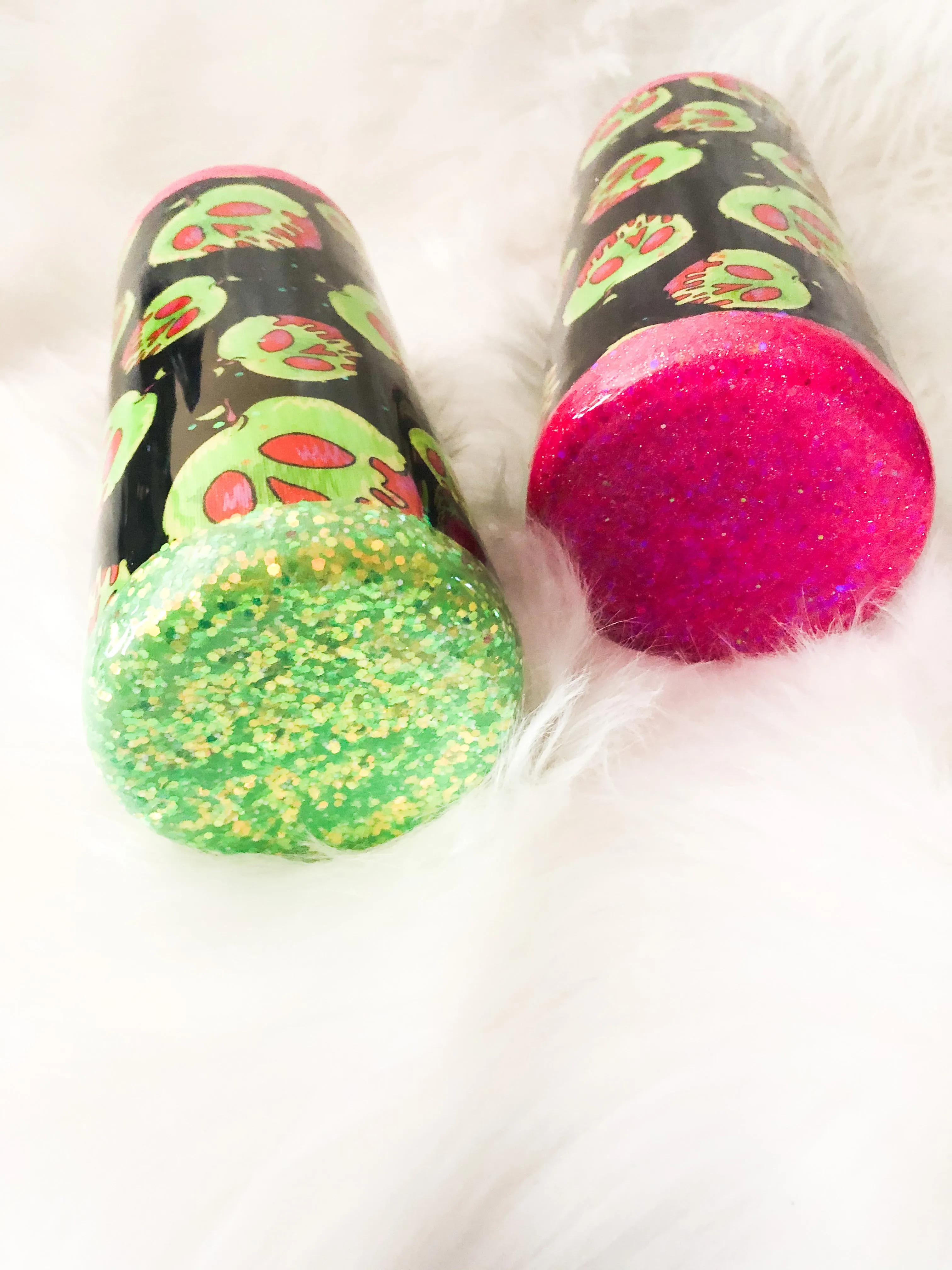 Poison Apple Fabric Tumbler - 24 oz Skinny or 30 oz Fatty