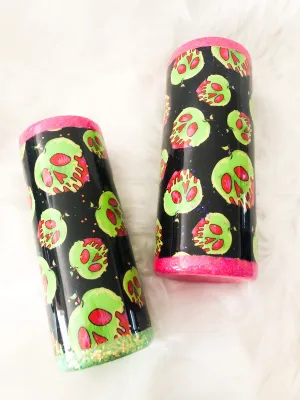 Poison Apple Fabric Tumbler - 24 oz Skinny or 30 oz Fatty