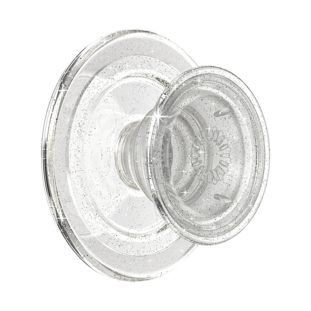PopSockets MagSafe Phone Grip - Clear Glitter