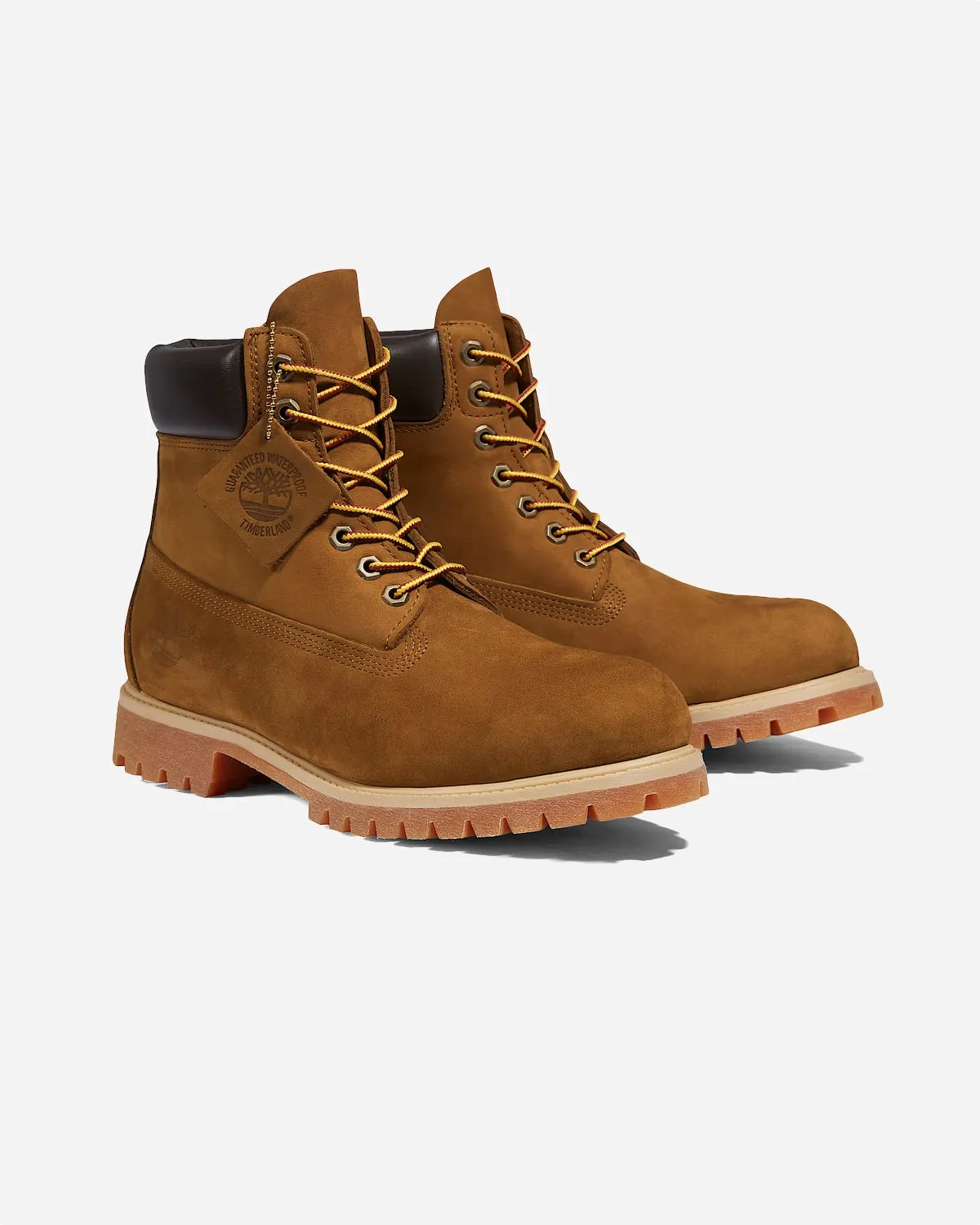 Premium 6 Inch Lace Up Waterproof Boot M - Dark Wheat Nubuck