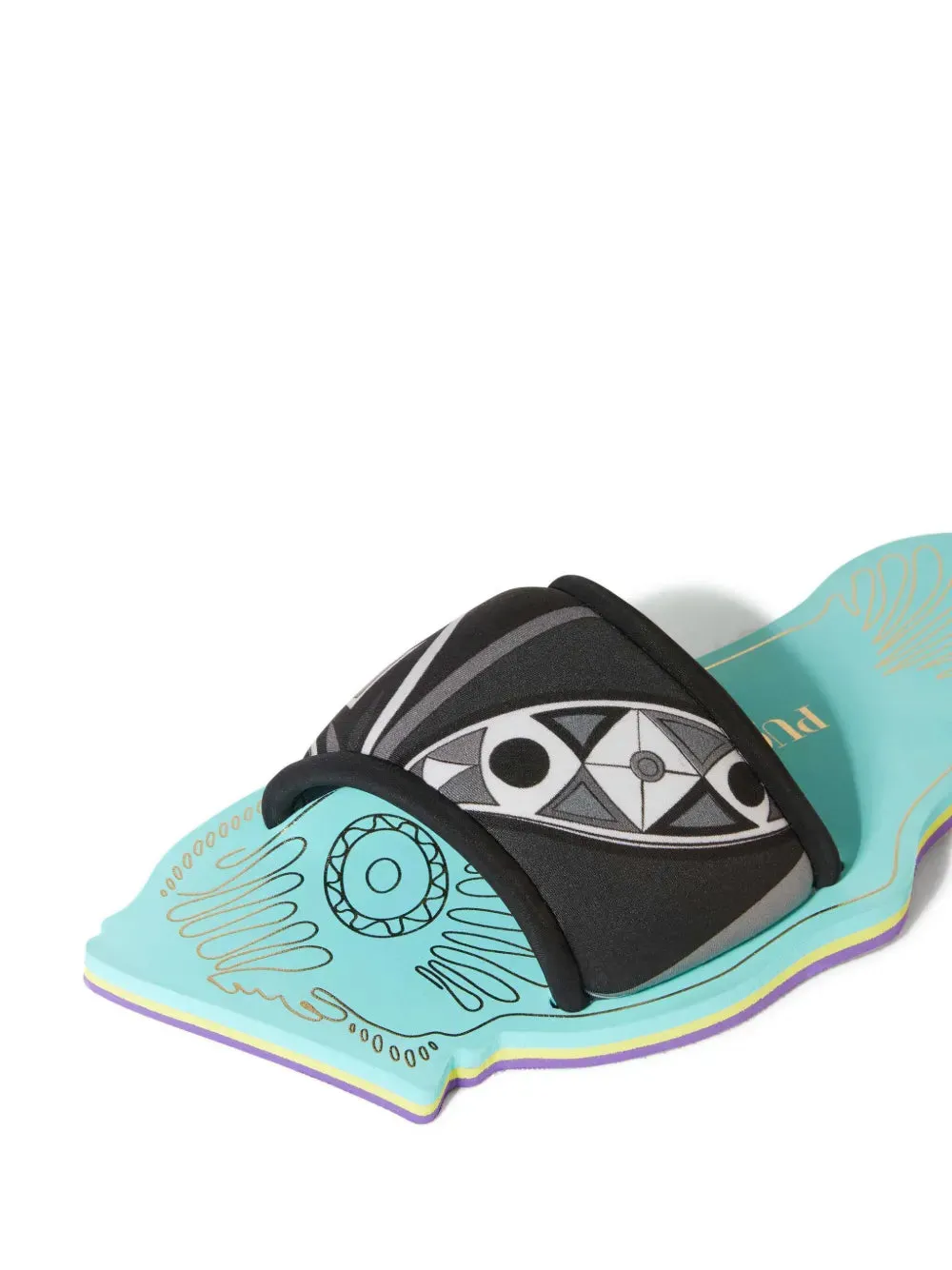 PUCCI Girandole-print scuba slides