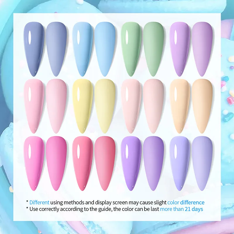 "Daydreaming" 12-Colour Pastel Gel Polish Set