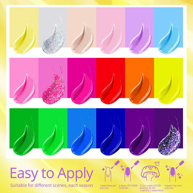 "The Walking City" 18-Colour Gel Polish Set