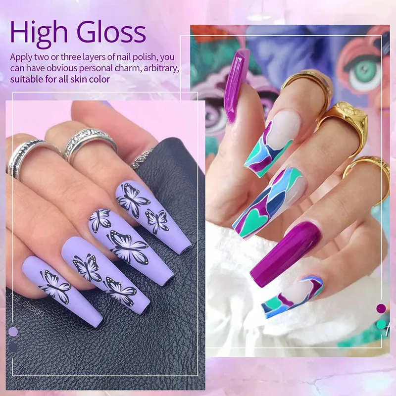 "Vibrant Colors" 36-Colour Gel Polish Set