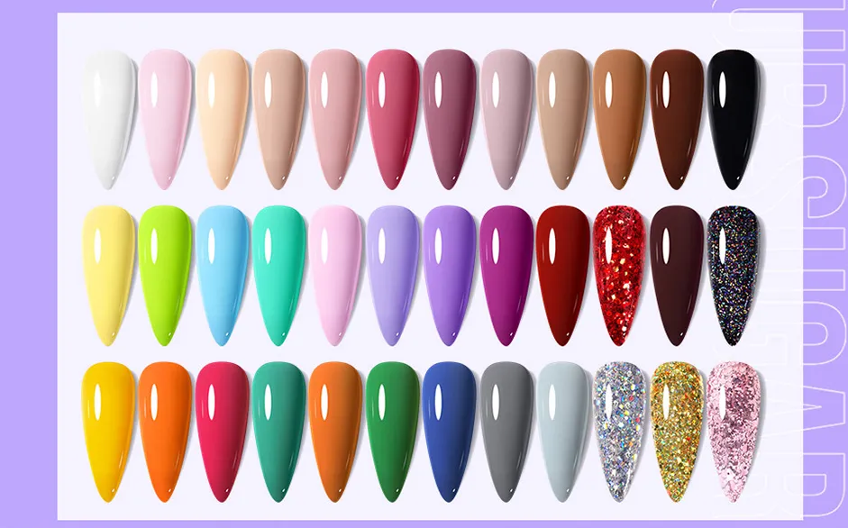 "Vibrant Colors" 36-Colour Gel Polish Set