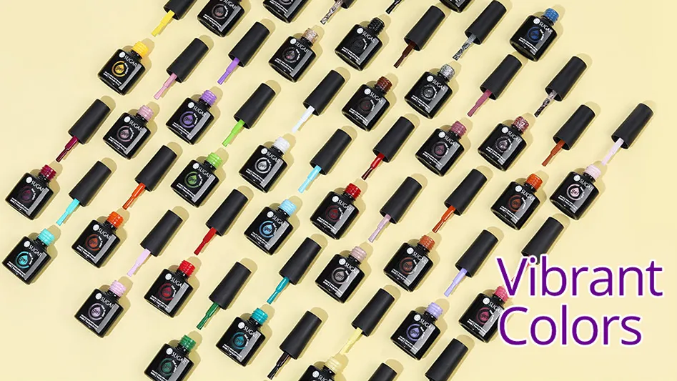 "Vibrant Colors" 36-Colour Gel Polish Set
