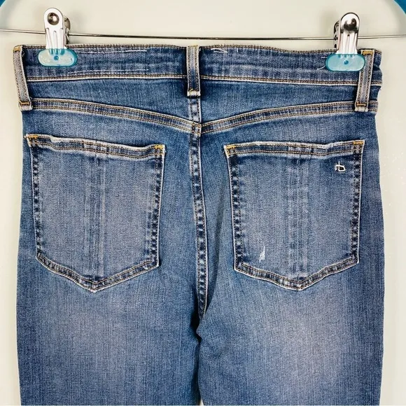 RAG &amp; BONE Nina High Rise Ankle Cigarette Jeans in Monty Size 27