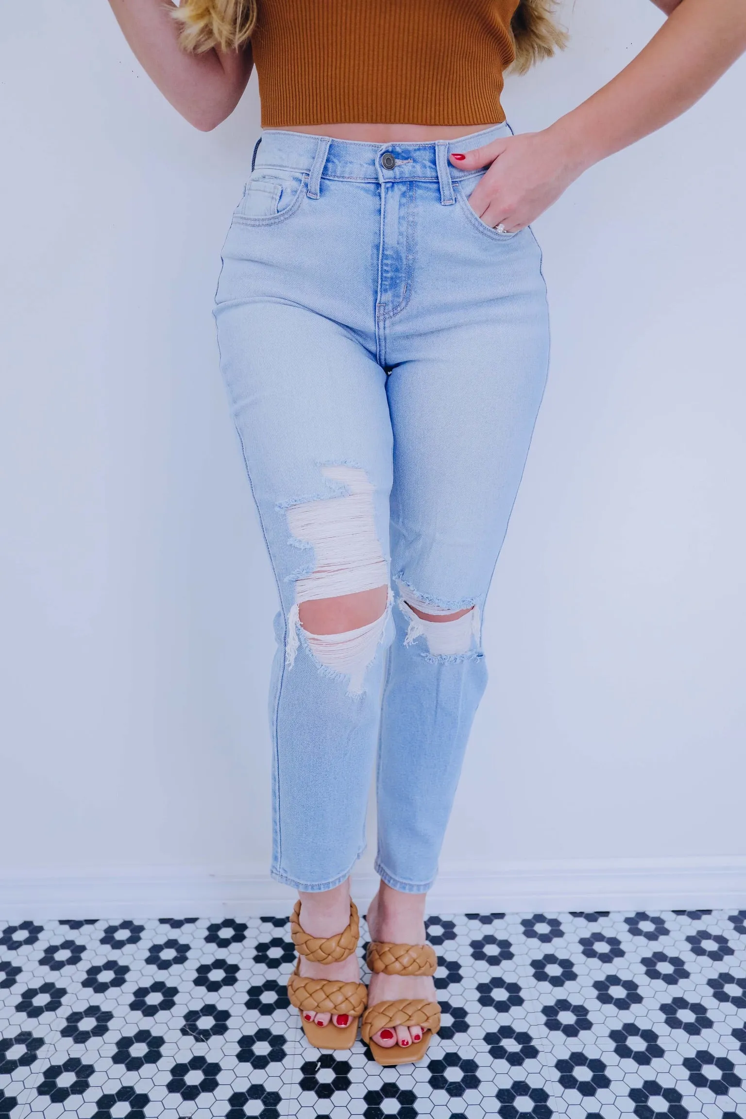 Rory High Rise Straight Jean