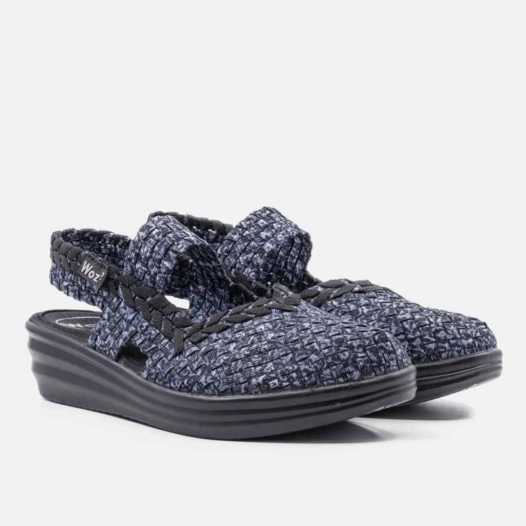 Savona Dark Multi Gray Wedge