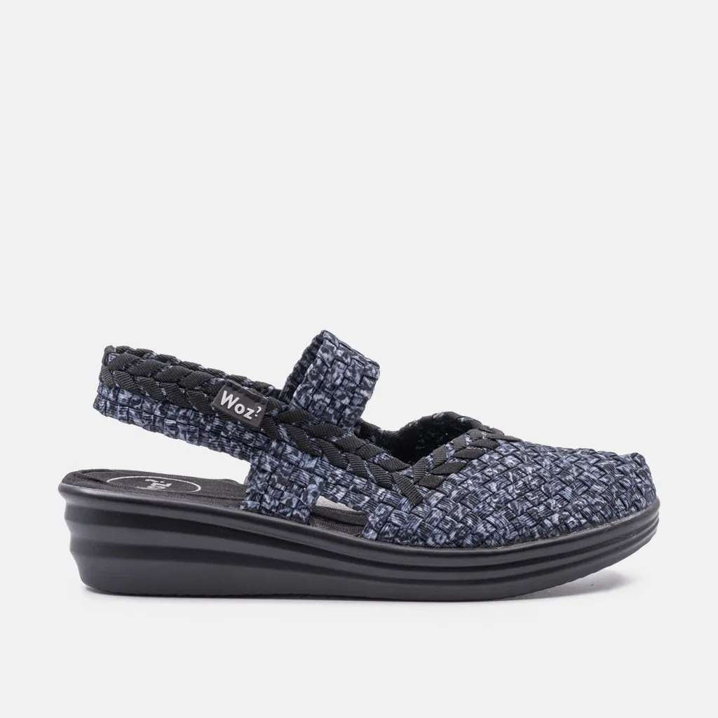 Savona Dark Multi Gray Wedge