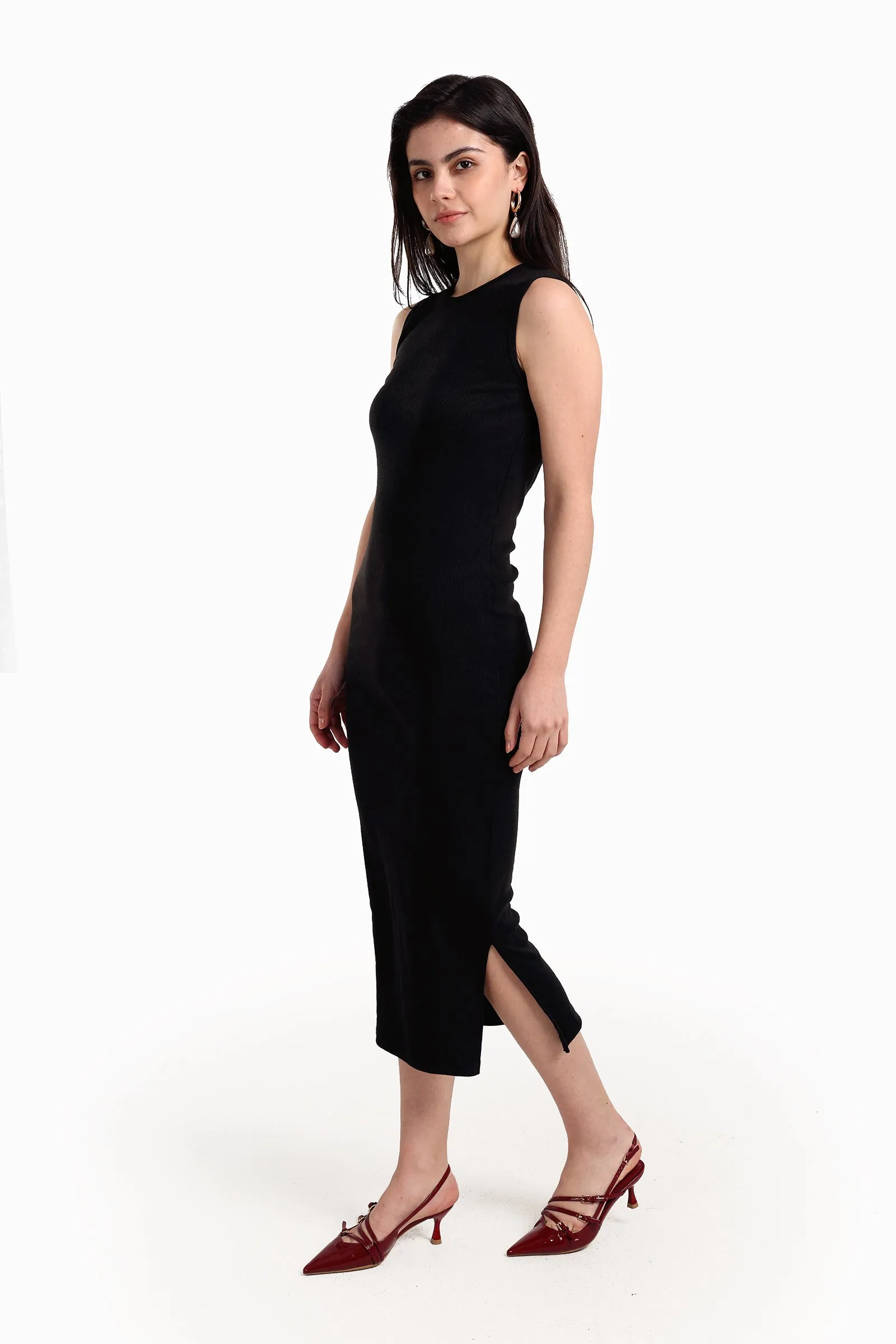 Slim Fit Midi Dress