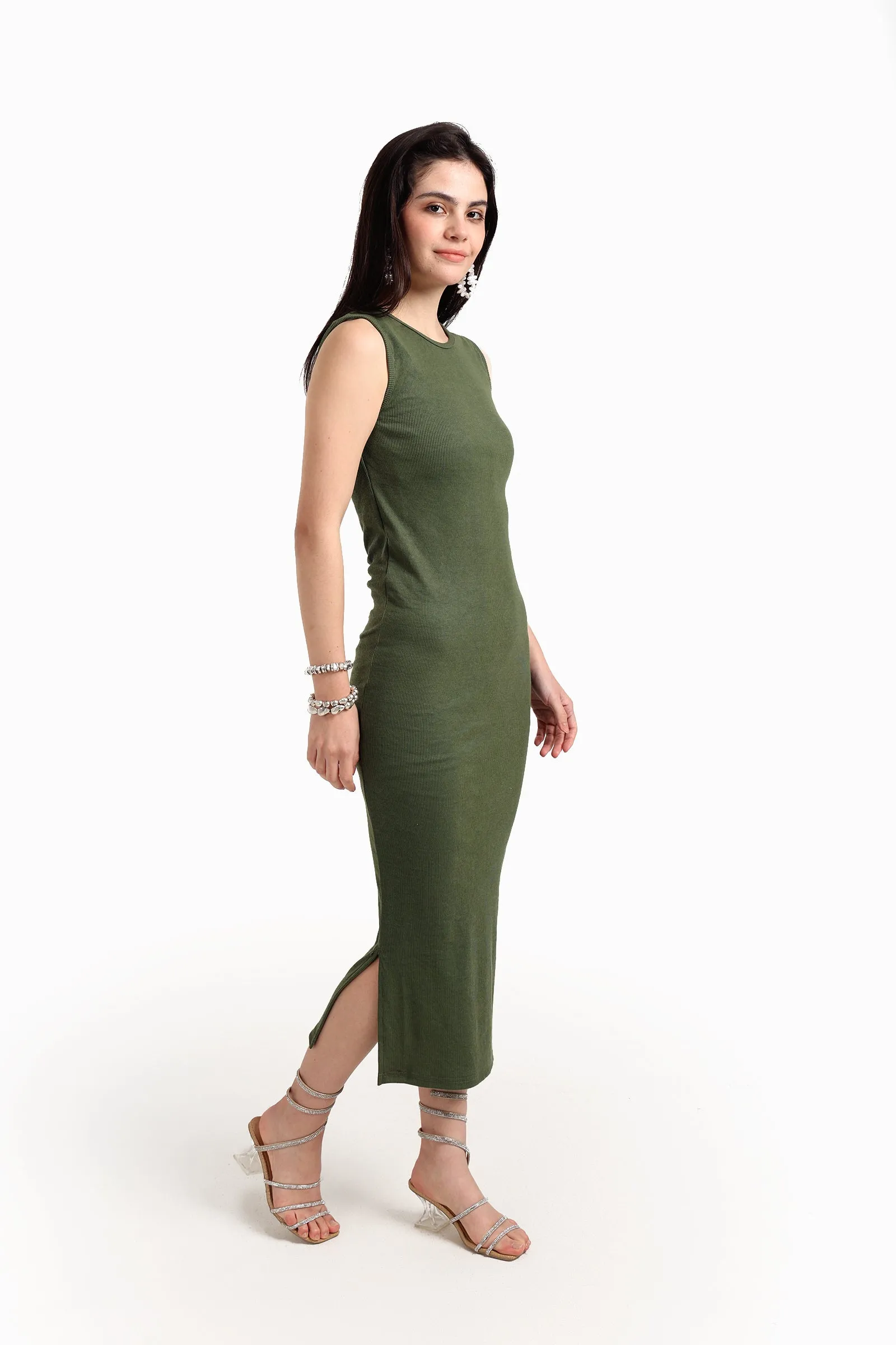 Slim Fit Midi Dress