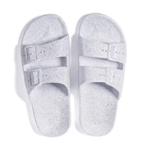 Slippers Freedom Moses White Glitter