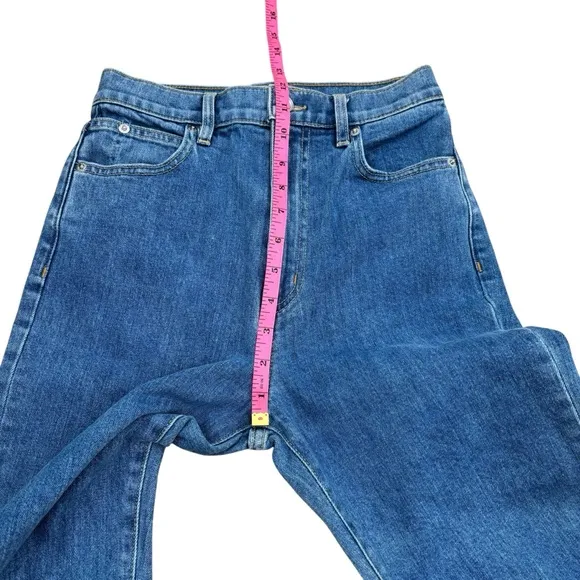 SLVRLAKE Beatnik high-rise cropped slim jeans in Forever Blue Size 25