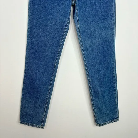 SLVRLAKE Beatnik high-rise cropped slim jeans in Forever Blue Size 25