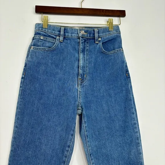 SLVRLAKE Beatnik high-rise cropped slim jeans in Forever Blue Size 25