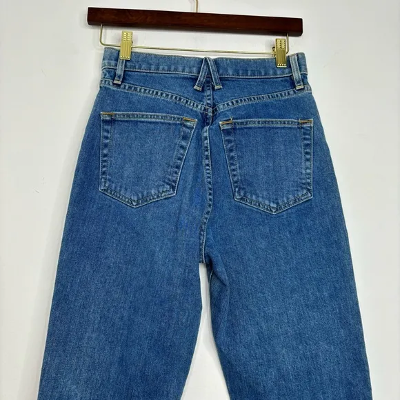 SLVRLAKE Beatnik high-rise cropped slim jeans in Forever Blue Size 25