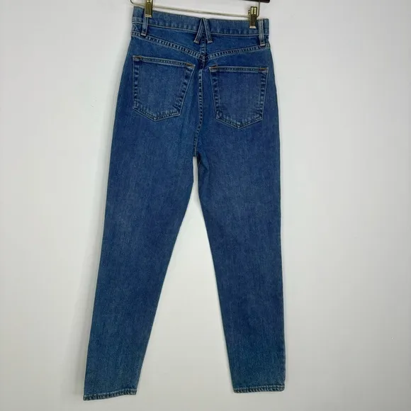 SLVRLAKE Beatnik high-rise cropped slim jeans in Forever Blue Size 25
