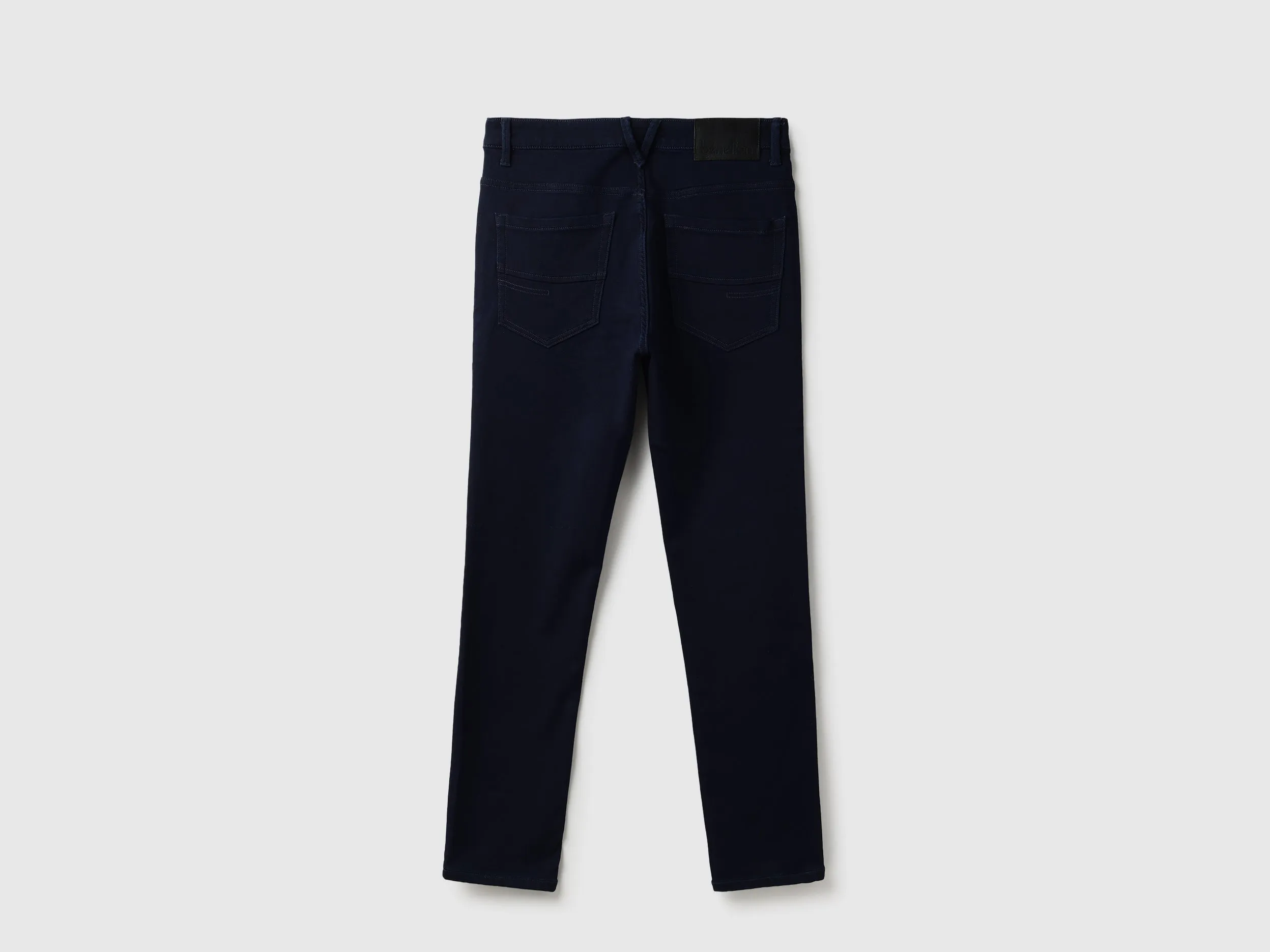 Solid Low Crotch Fit Rinse Wash Jeans